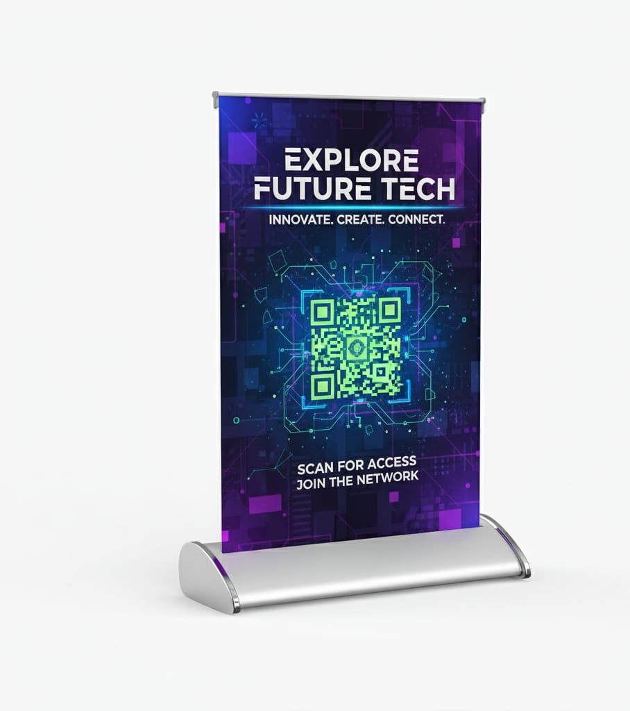 Table Top Banner Stand