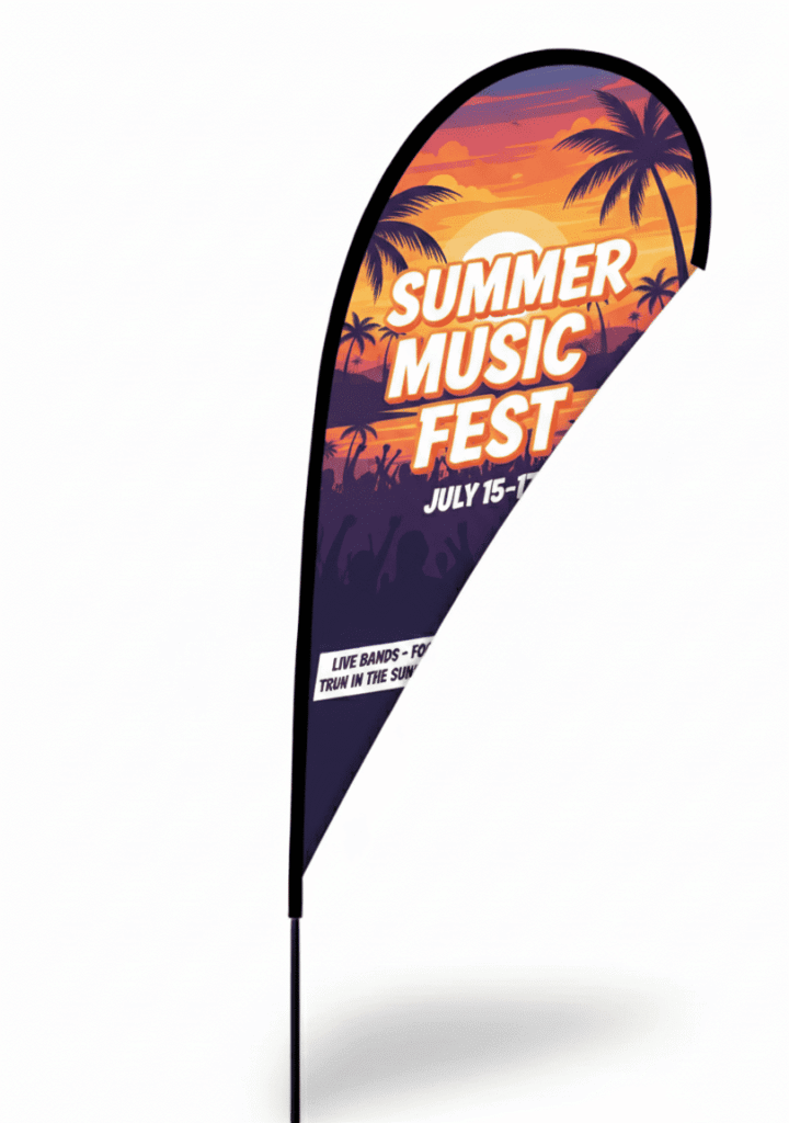 Custom Teardrop Flags