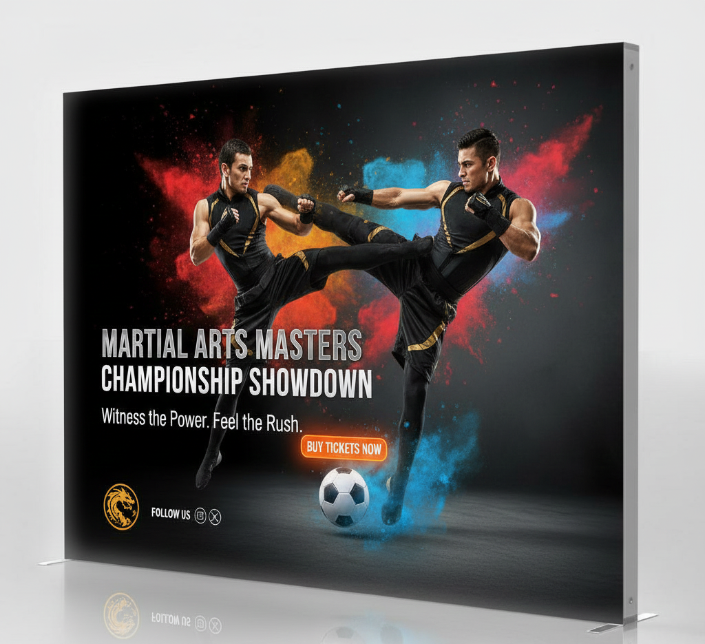 10ft SEG Backlit Display