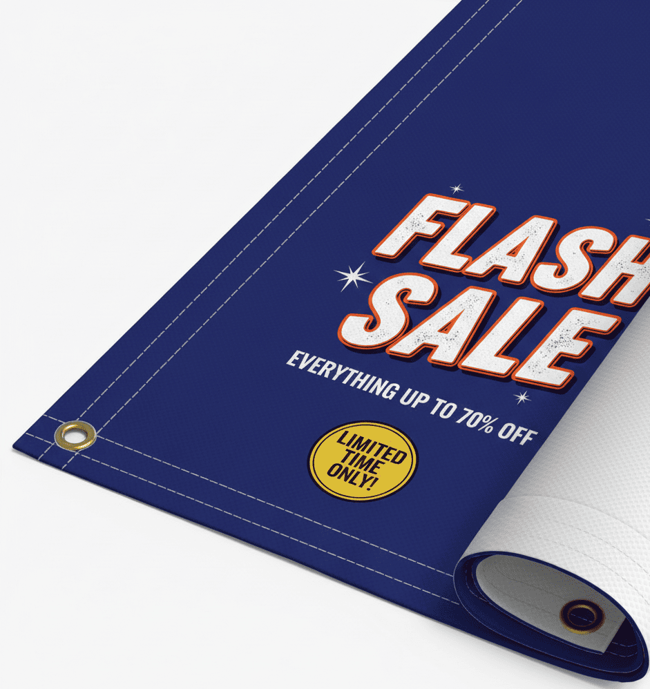 18oz Blockout Banner