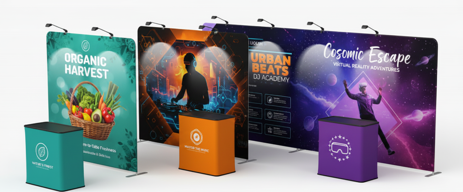 Tension Fabric Displays - Straight