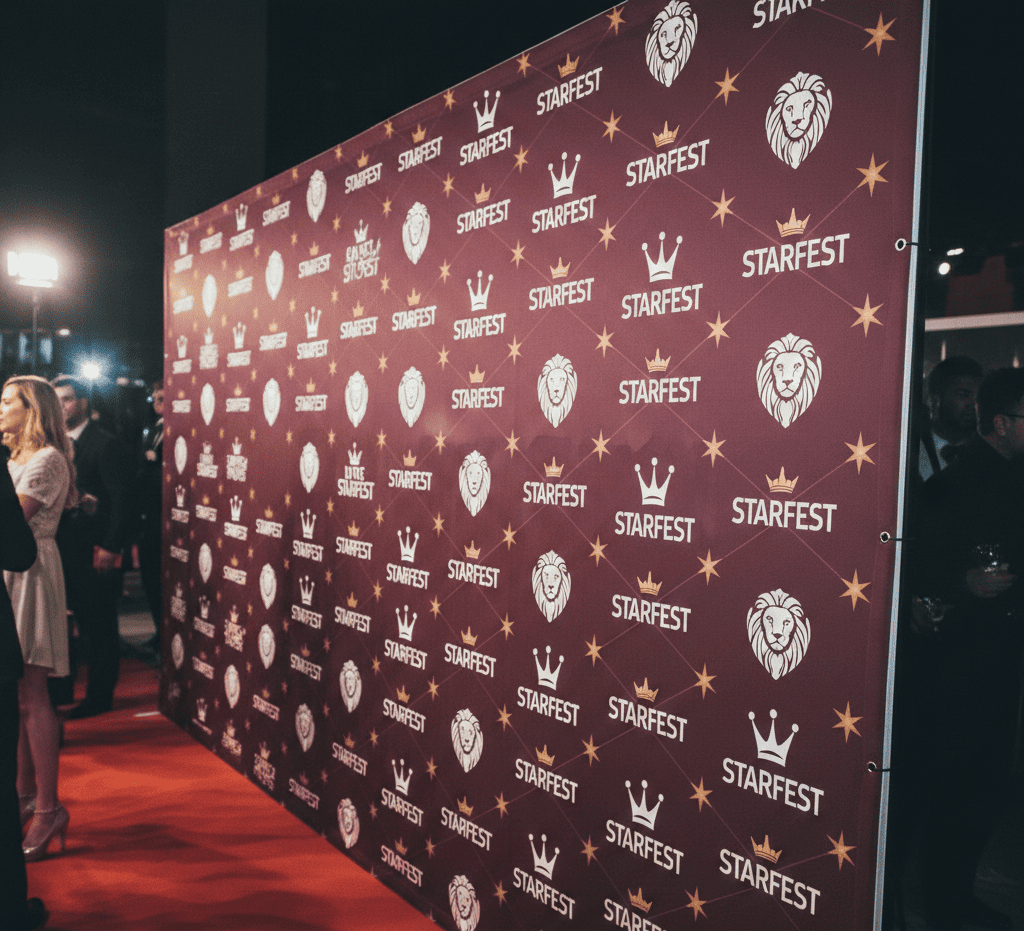 step and repeat banner​