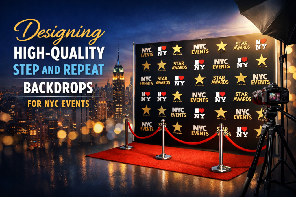 step and repeat banner New York