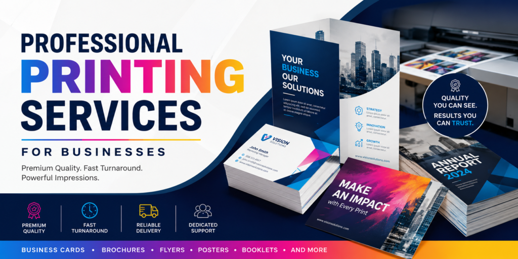 Professional Printing Services for Businesses | Print Standard Point
