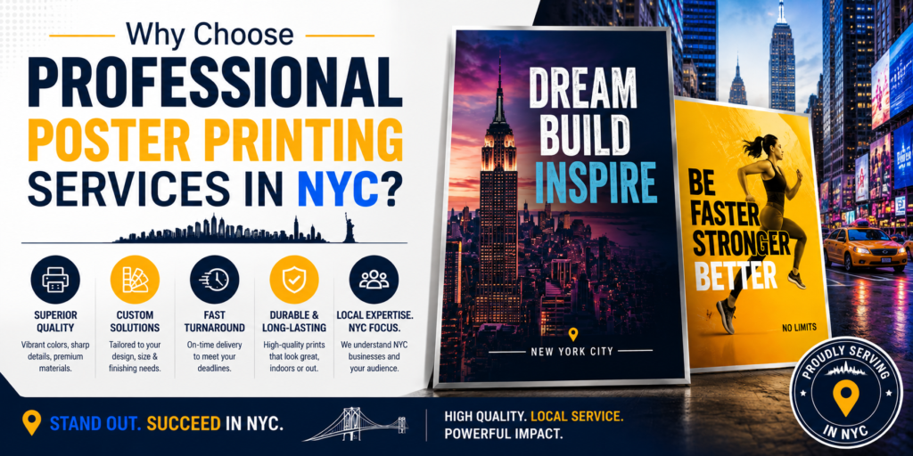 Why Choose Professional Poster Printing Services in NYC?